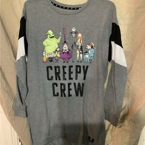Gray Creepy Crew Kids Shirt